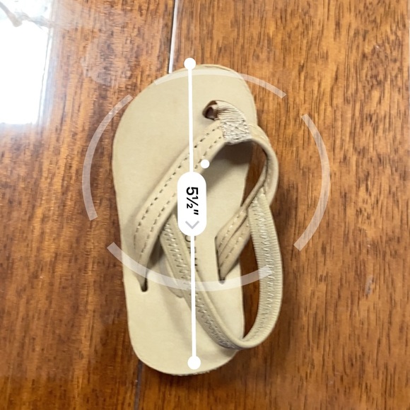 Rainbow Sandals Kid's Premier Leather Flip Flop Backstrap - Sierra Brown, 3/4 - Picture 6 of 7